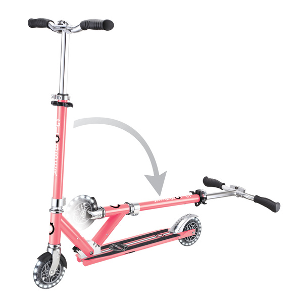 Hulajnoga Globber Flow Element Lights Coral Pink 721-177