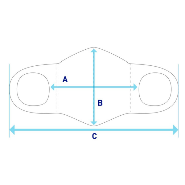 Maseczka sportowa Mizuno Face Cover J2GW055M05 szara