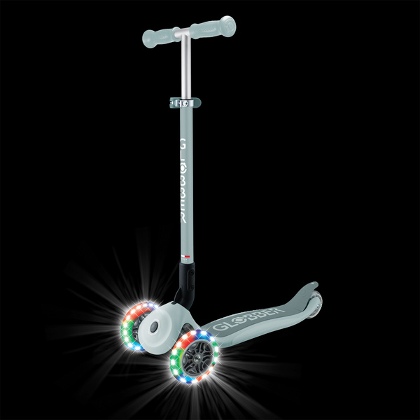 Hulajnoga trójkołowa Globber PRIMO FOLDABLE LIGHTS Sage (432-609-4)