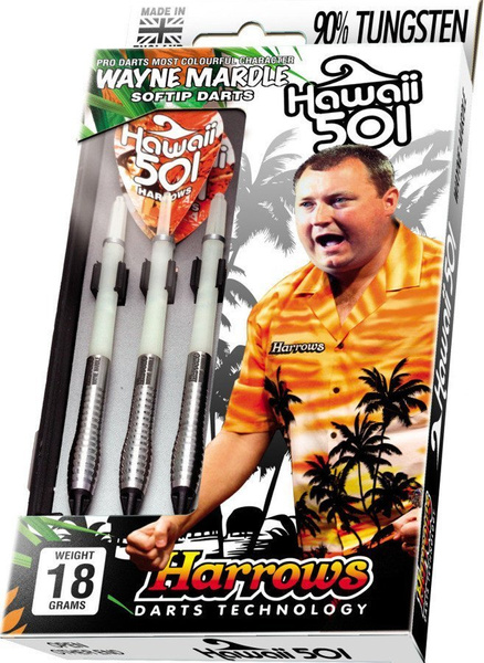 Rzutki Harrows HAWAII 501 90% Softip