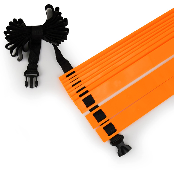 Drabinka treningowa 5m -12 szczebli, pomarańczowa DT12-5M-O