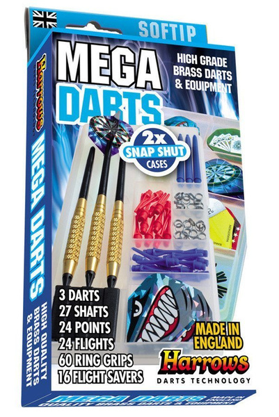 Zestaw Harrows MEGA DARTS Softip