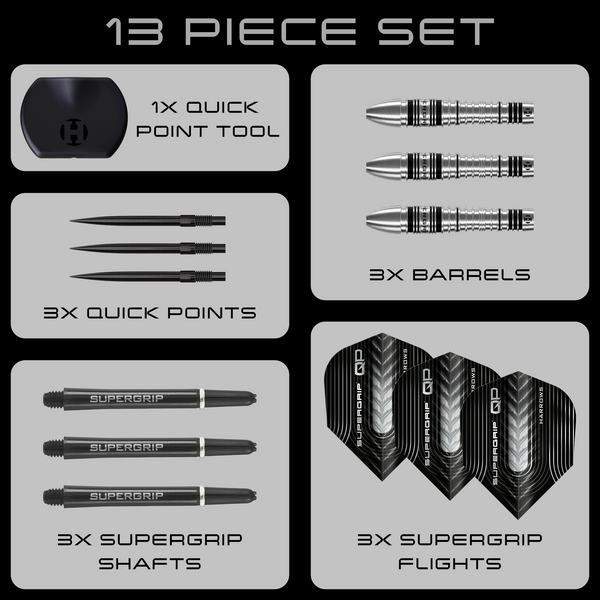 Rzutki Harrows SUPERGRIP QP BOMB 90% steeltip