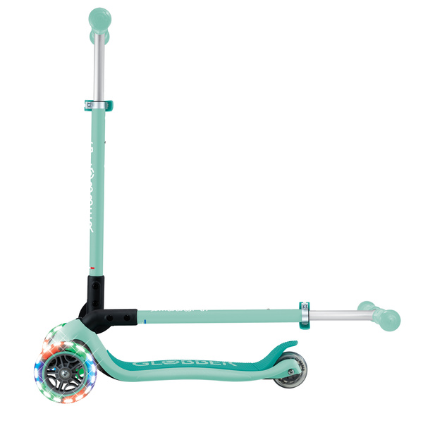 Hulajnoga trójkołowa Globber PRIMO FOLDABLE LIGHTS Mint (432-611-4)
