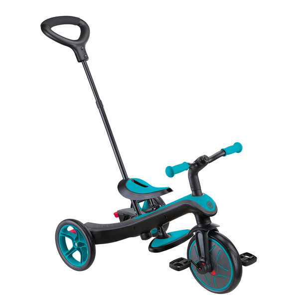 Rowerek 4w1 trójkołowy - biegowy - wózek Globber Explorer Trike / Teal 634-105