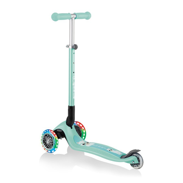 Hulajnoga 3-kołowa Globber Primo Foldable Fantasy Lights 434-206 Mint - Lama