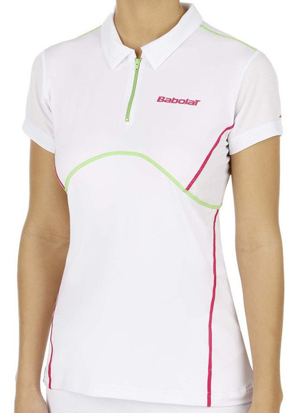 Koszulka tenisowa polo Babolat 41S1517 Women biała