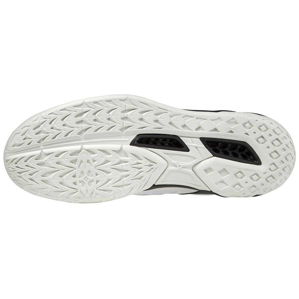 Buty halowe do piłki ręcznej Mizuno Ghost Shadow - biało-czarne