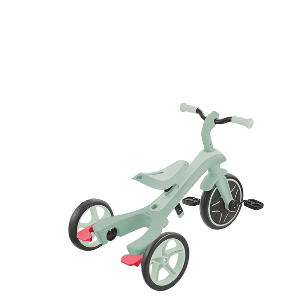 Rowerek 4w1 trójkołowy - biegowy - wózek Globber Explorer Trike 4w1 ECOLOGIC / Pistachio 637-505