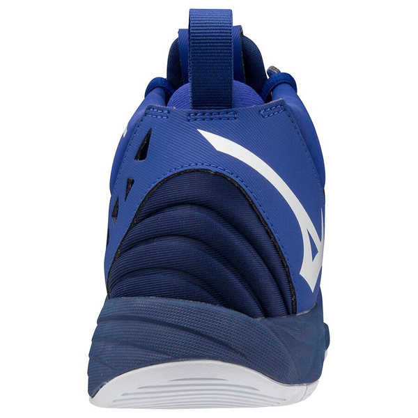 Buty do siatkówki Mizuno Wave Momentum MID - niebieskie