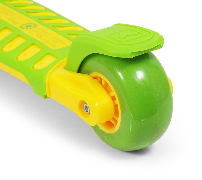Hulajnoga trójkołowa SMJ Sport AF-WG04 zielono-żółta