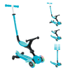 3w1 hulajnoga z siedziskiem jeździk Globber GO-UP Active Lights 360 / Aqua 749-300