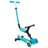 3w1 hulajnoga z siedziskiem jeździk Globber GO-UP Active Lights 360 / Aqua 749-300