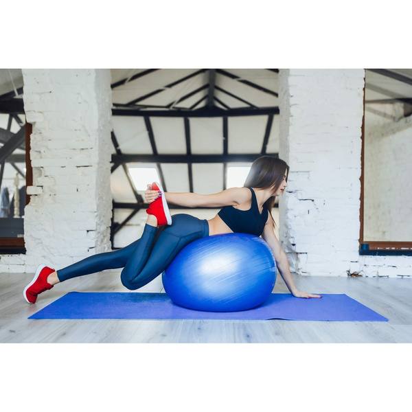 Piłka gimnastyczna BL003 55 cm niebieska
