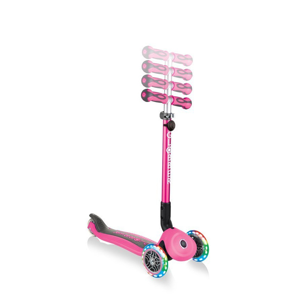 Hulajnoga trójkołowa z siedziskiem jeździk GO•UP DELUXE LIGHTS (646-110)