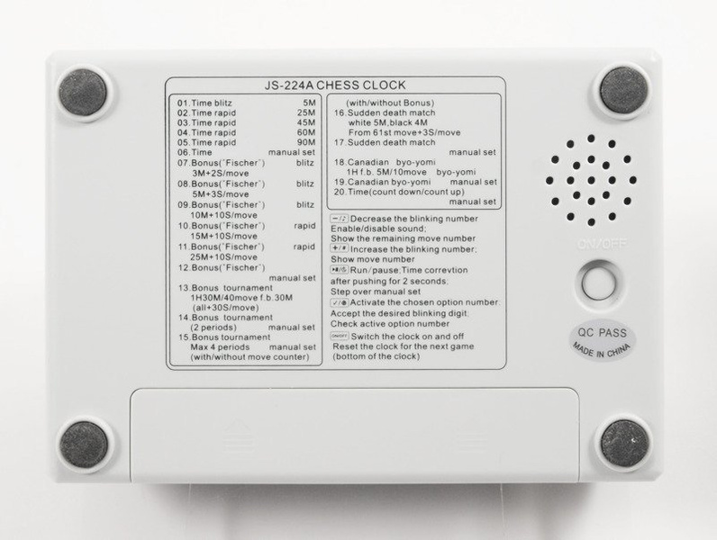 Zegar szachowy JS-224A