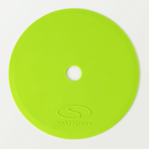 Płaskie znaczniki pola - okrągłe 15 cm - 6x zielony 6x pomarańczowy SMJ sport ZPO-OG