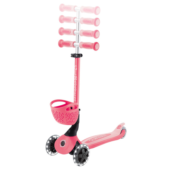 Hulajnoga jeździk 3w1 Globber GO-UP Baby 360 Lights / 844-210 Pink