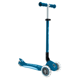 Hulajnoga 3-kołowa Globber Primo Foldable Plus Lights Petrol Blue / Light Blue 439-601-2