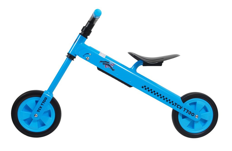 Składany rowerek biegowy TCV-T700 niebieski dzieci 2+