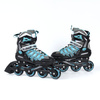 Rolki rekreacyjne SMJ sport PW-150N damskie turkusowe ABEC-5 PU