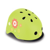 Kask dziecięcy Globber Elite Lights / Lime Green-Flower 507-106-2