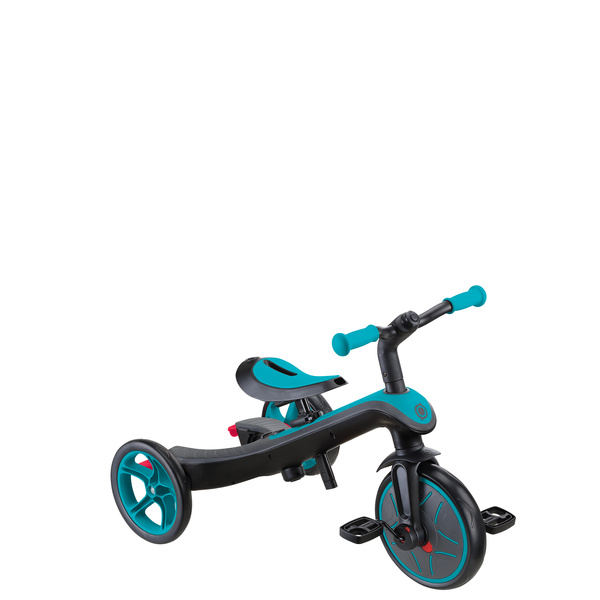Rowerek 4w1 trójkołowy - biegowy - wózek Globber Explorer Trike / Teal 634-105