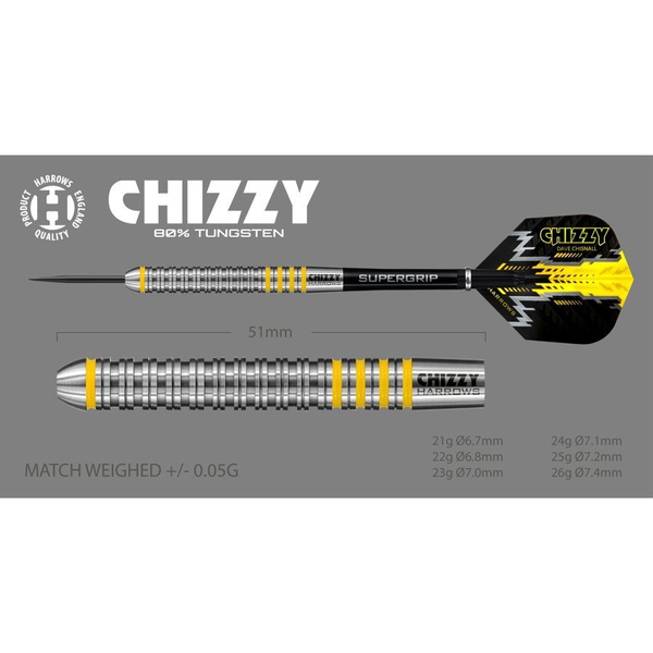 Rzutki Harrows Chizzy 80% Softip