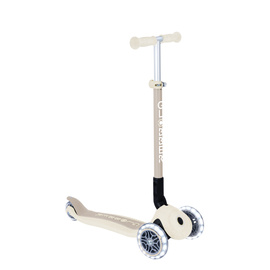 Hulajnoga trójkołowa Globber PRIMO FOLDABLE LIGHTS ECOLOGIC - Coconut (696-566-2)