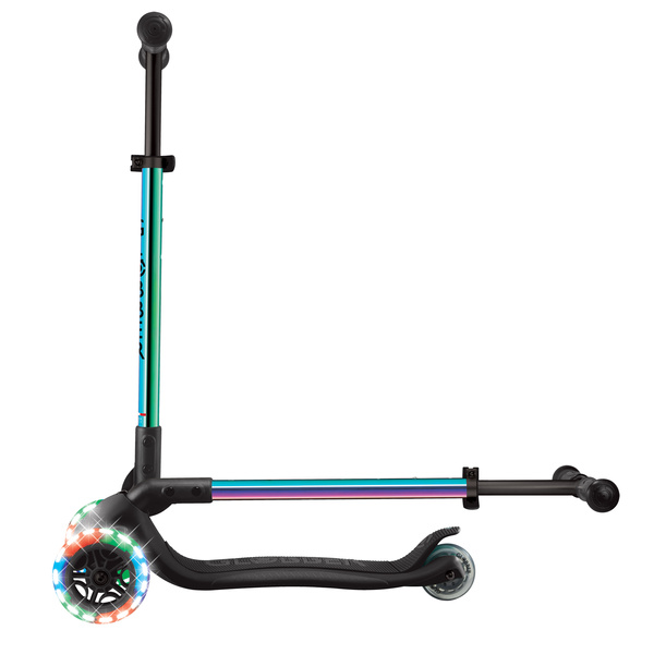 Hulajnoga trójkołowa Globber PRIMO FOLDABLE LIGHTS Neo Chrome (432-401-4)