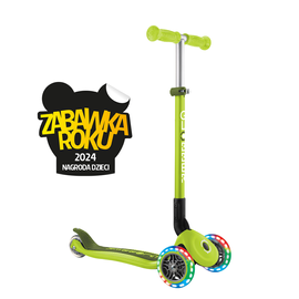Hulajnoga 3-kołowa Globber Primo Foldable Lights 432-106-3 Lime Green