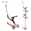 Hulajnoga trójkołowa z siedziskiem Globber GO•UP ACTIVE LIGHTS ECOLOGIC - Peach (745-506)
