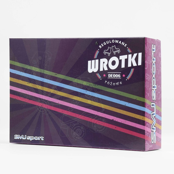 Wrotki regulowane SMJ sport DE006 Pink