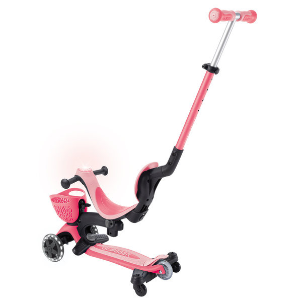 Hulajnoga trójkołowa z siedziskiem jeździk GO•UP BABY 360 LIGHTS (844-210)