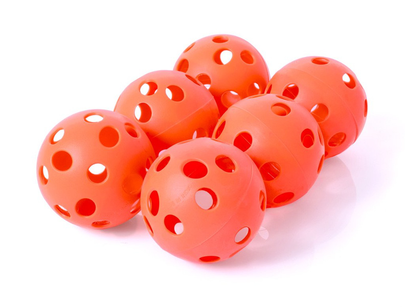 Piłki do unihokeja VPPB-S70S6 O - pomarańczowe 6 szt.