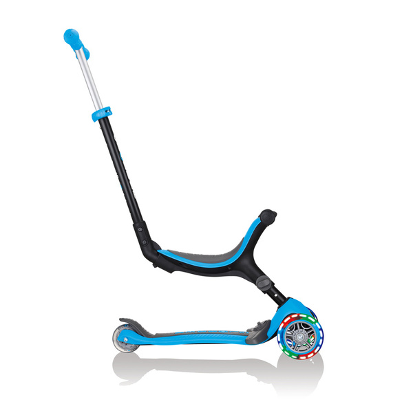 Hulajnoga jeździk rowerek Globber GO-UP Foldable Plus Lights / Sky Blue 643-101