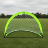 Bramka piłkarska treningowa pop-up - zielony neon (M) 120x80x80 cm