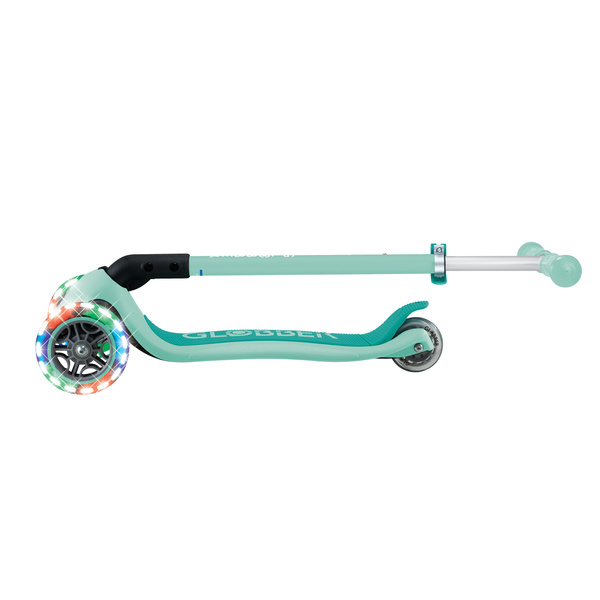 Hulajnoga trójkołowa Globber PRIMO FOLDABLE LIGHTS Mint (432-611-4)