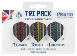 Piórka Harrows TRI PACK Supergrip 3x3