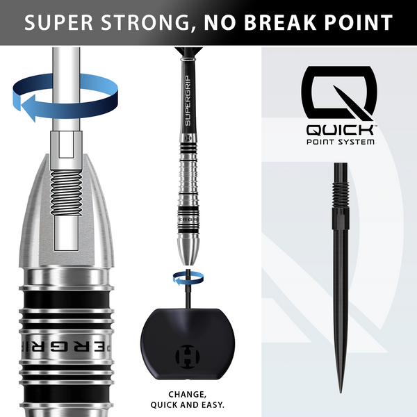 Rzutki Harrows SUPERGRIP QP BOMB 90% steeltip