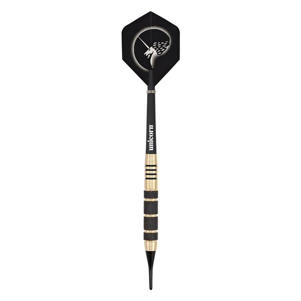 Rzutki soft tip Unicorn CORE PLUS - BLK/GOLD BRASS