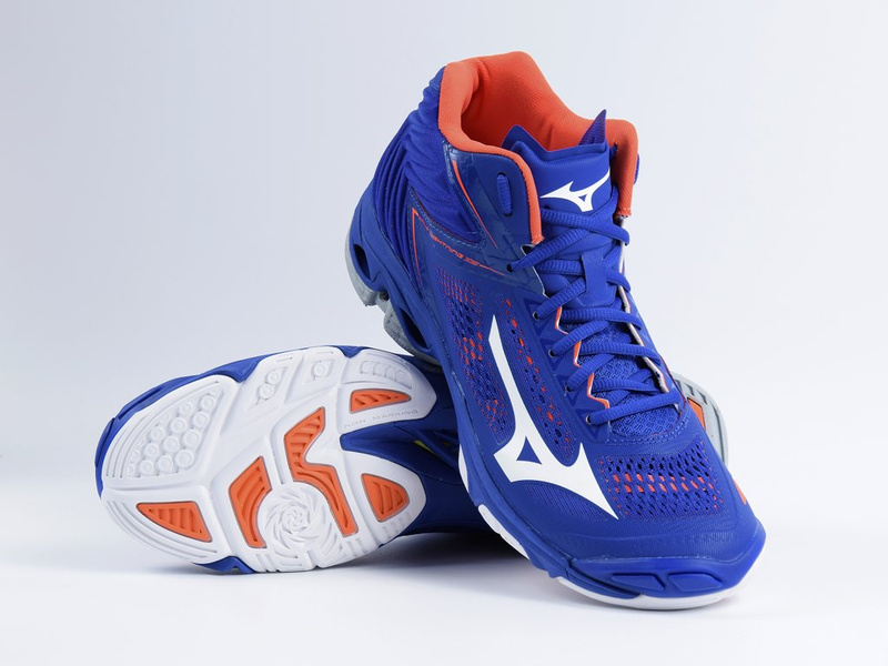 Buty halowe Mizuno Wave Lightning Z5 MID, Reflex blue