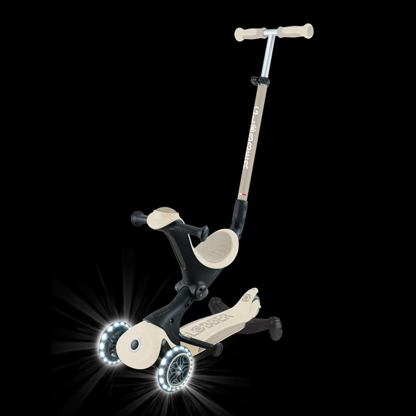 Hulajnoga trójkołowa z siedziskiem jeździk GO•UP DELUXE LIGHTS ECOLOGIC 360 (697-566)