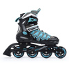 Rolki rekreacyjne SMJ sport PW-150N damskie turkusowe ABEC-5 PU
