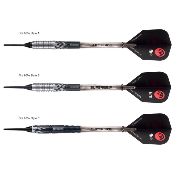 Rzutki Harrows FIRE 90% Softip