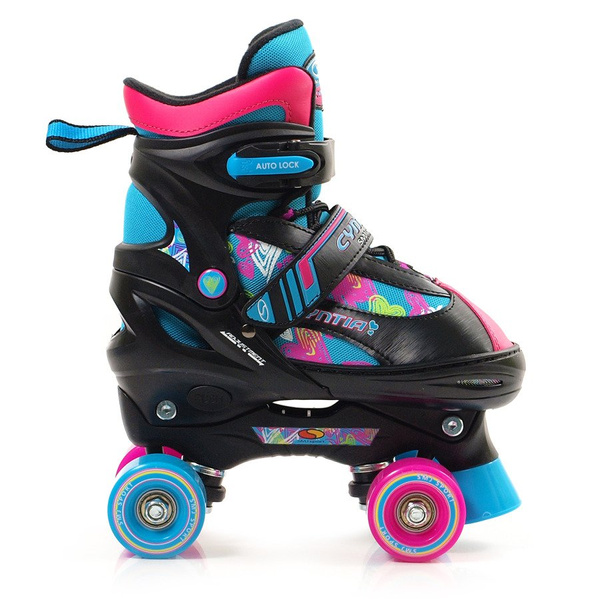 Wrotki SMJ Sport CYNTIA BS901TD BLACK PVC