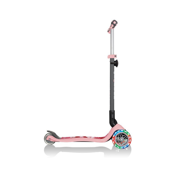 Hulajnoga jeździk rowerek Globber GO-UP Deluxe Fantasy Lights / Pastel Pink - Flowers 647-211