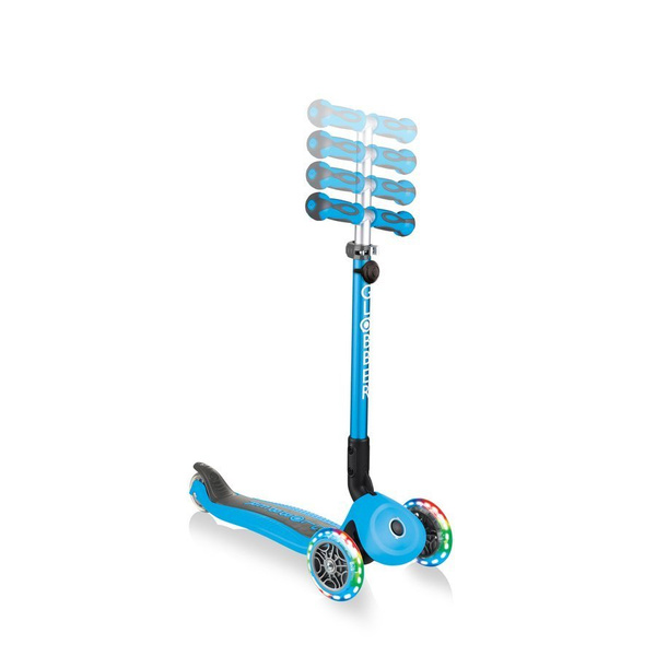 Hulajnoga trójkołowa z siedziskiem jeździk GO•UP DELUXE LIGHTS (646-101)