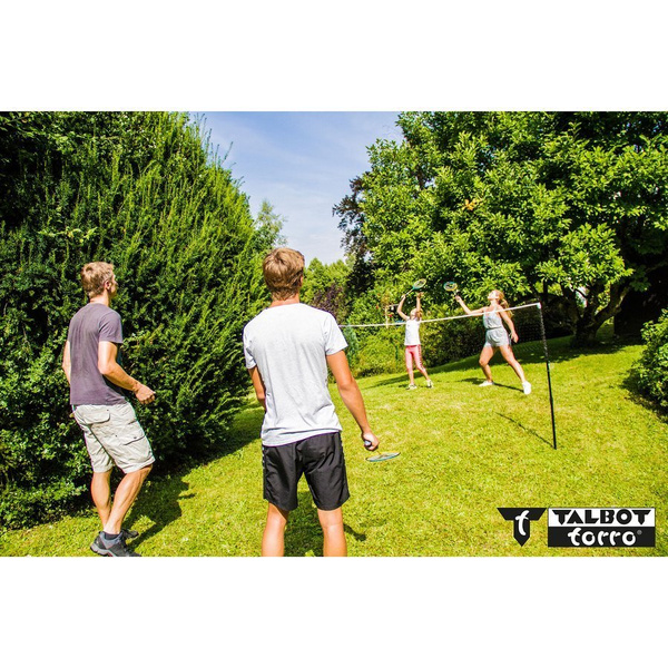 Zestaw do badmintona Talbot Torro FAMILY z siatką teleskopową