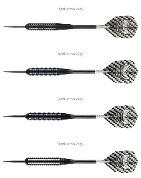 Rzutki Harrows BLACK ARROW Steeltip
